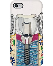 Dentist Abstract Flower Phone Case, Dental Hygienist Gift, RDH, DH, Dental Hygiene School Student, Gift for Dental Assistant Phone Case i-phone-8-case