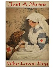 nurse love dog 11x17 Poster front