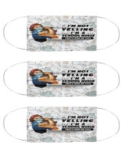 Yelling School Nurse Cloth Face Mask - 3 Pack front
