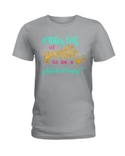 Phlebotomist sparkle Ladies T-Shirt tile