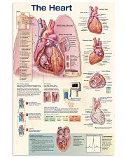 The Heart Poster, Anatomy Of The Heart Poster, Cardiology Knowledge Poster, Cardiology Poster, Cardiology Cheat Sheet Decor 11x17 Poster front