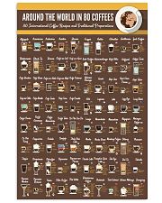 around world coffee 24x36 Poster front
