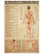 physical therapy pressure points 24x36 Poster front