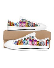 shoe plate gynecologist Women's Low Top White Shoes thumbnail