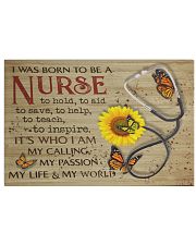 nurse born to be 17x11 Poster front