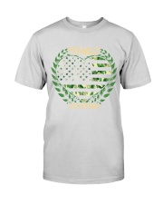 female veteran us love Premium Fit Mens Tee tile