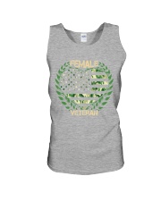 female veteran us love Unisex Tank tile