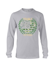 female veteran us love Long Sleeve Tee tile