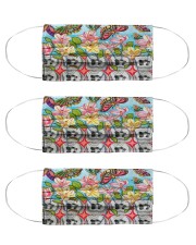dental abstract 2506 9 Cloth Face Mask - 3 Pack front