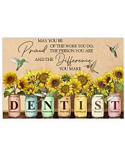 dentist proud 36x24 Poster front