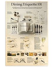 dining 101 24x36 Poster front