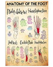 foot anatomy doodle 24x36 Poster front