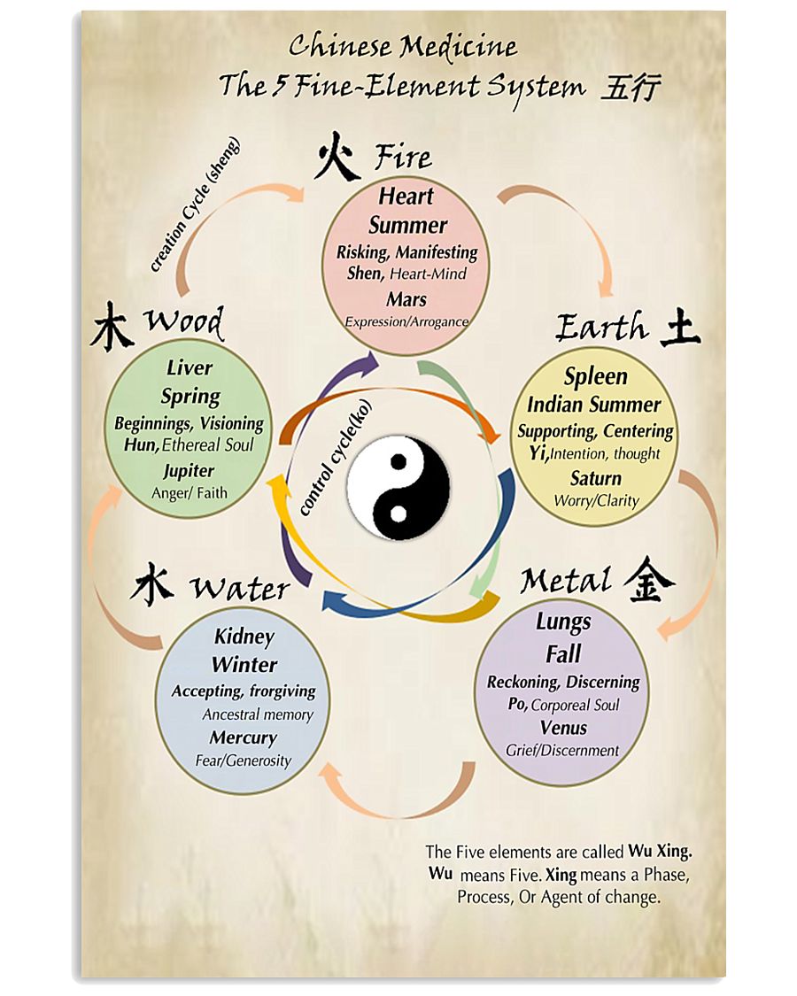 5 element 24x36 Poster