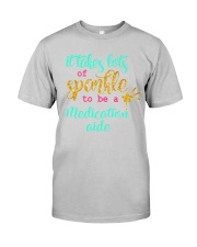 Medication aide sparkle Classic T-Shirt tile