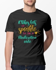 Medication aide sparkle Classic T-Shirt lifestyle-mens-crewneck-front-13