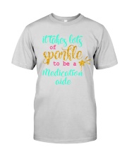 Medication aide sparkle Premium Fit Mens Tee tile
