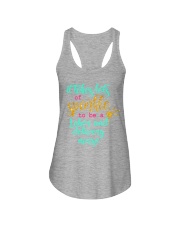 Labor and Delivery Nurse sparkle Ladies Flowy Tank tile