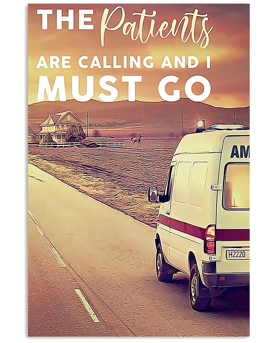 patient call paramedic 11x17 Poster