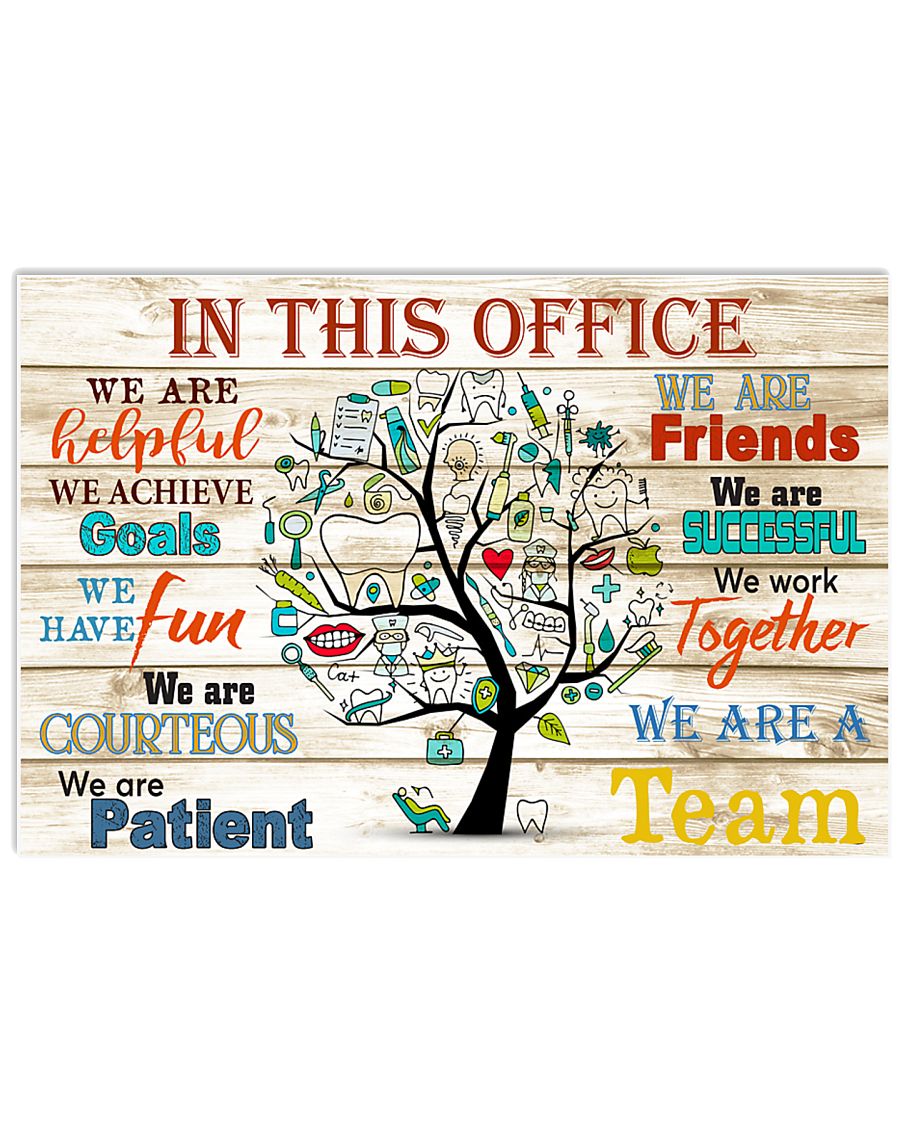 this office tree dental 36x24 Poster