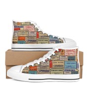 pharmacy-vintage-label Men's High Top White Shoes tile