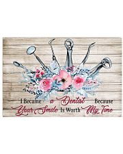 become dentist 17x11 Poster front