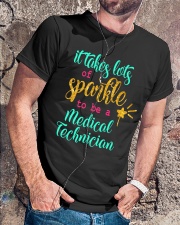Medical Technician sparkle Classic T-Shirt lifestyle-mens-crewneck-front-4