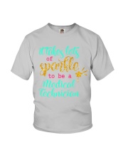 Medical Technician sparkle Youth T-Shirt tile