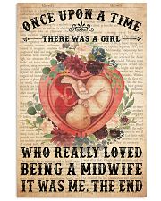 once upon text midwife 24x36 Poster front