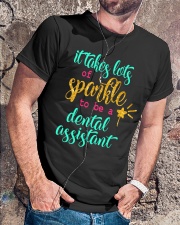 Dental Assistant sparkle Classic T-Shirt lifestyle-mens-crewneck-front-4
