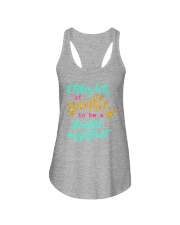Dental Assistant sparkle Ladies Flowy Tank tile