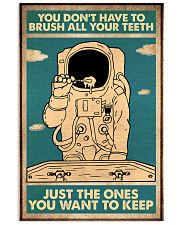 brush teeth astro 11x17 Poster front