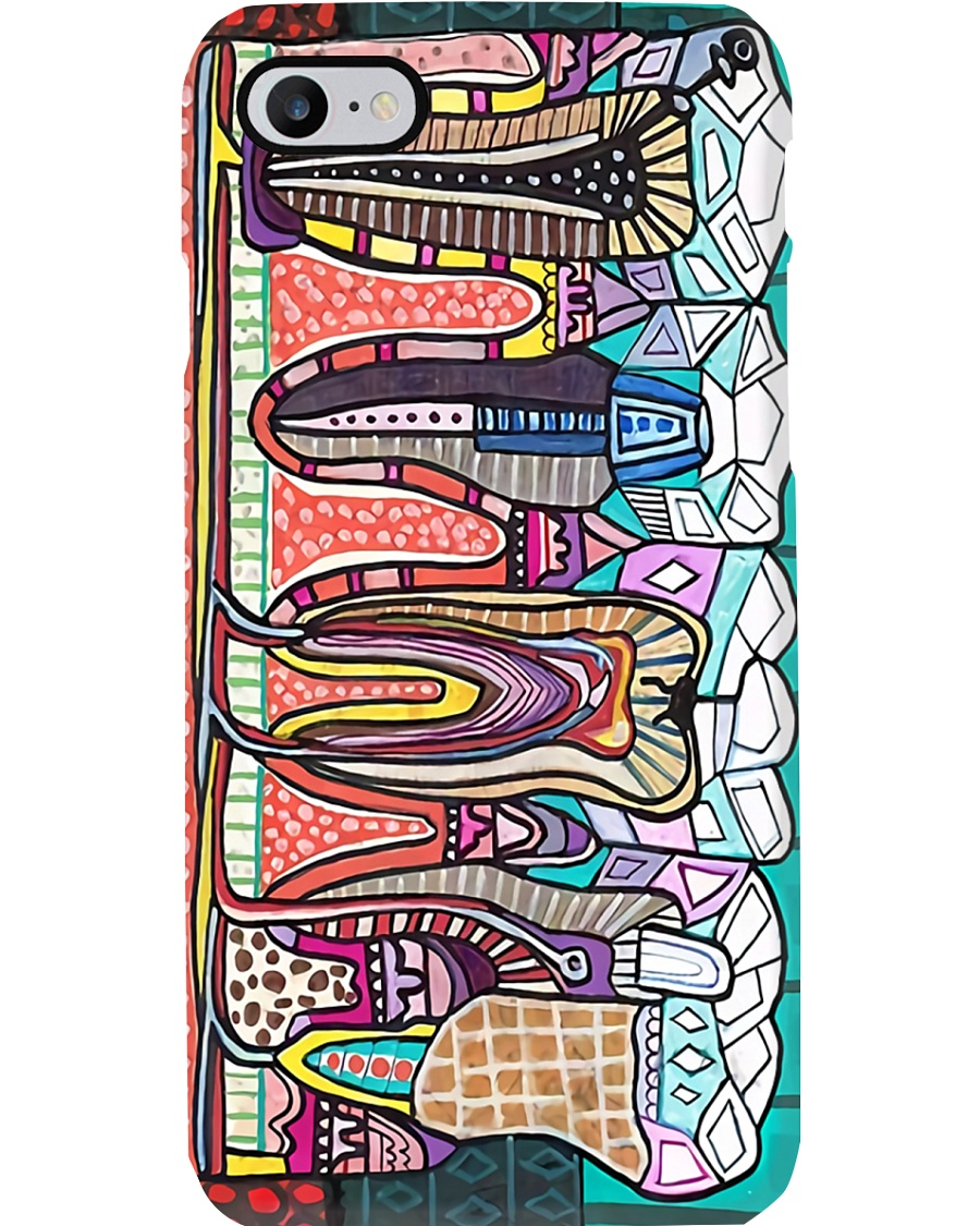 dental-abstract-case1 Phone Case