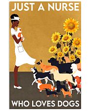 dog just a black nurse 11x17 Poster front