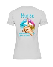 nurse notice Premium Fit Ladies Tee tile