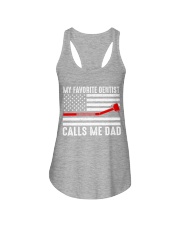 call dad dentist Ladies Flowy Tank tile