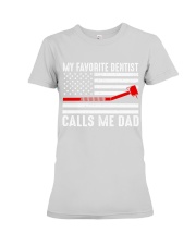 call dad dentist Premium Fit Ladies Tee tile