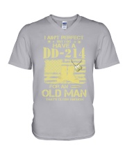 veteran I do have a dd 214 V-Neck T-Shirt tile
