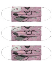 nurse scrub mask 2 Cloth Face Mask - 3 Pack front