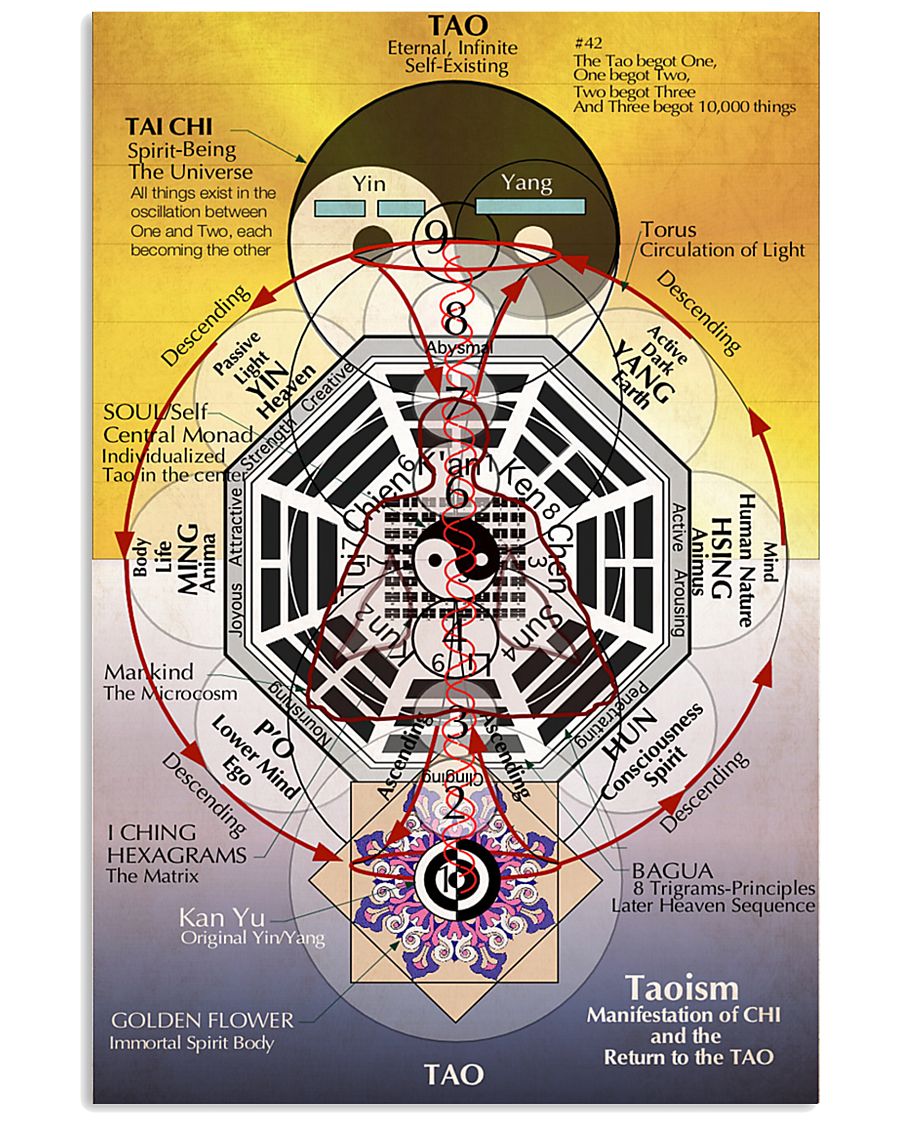 taoism chi 24x36 Poster
