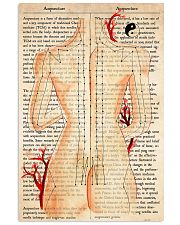 acupuncture text 24x36 Poster front