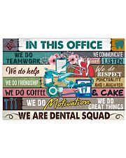 this-office-dental squad 17x11 Poster front