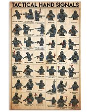 Military Tactical Hand Signals 24x36 Poster front