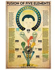 Fusion Of Five Elements Poster, Five Elements Art Print, 5 Elements Poster, Chinese Medicine Gift, Acupuncture Poster, Acupuncturist Gift 24x36 Poster front