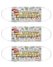 massage therapist I am mas Cloth Face Mask - 3 Pack front
