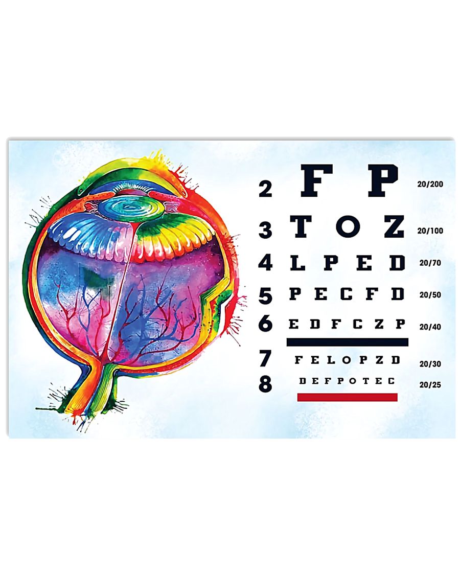 optometrist-test 17x11 Poster