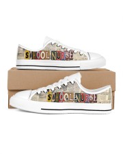 ransom-school-nurse Men's Low Top White Shoes inside-right-outside-right