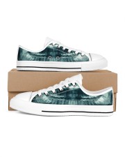 xray-teeth Men's Low Top White Shoes inside-left-outside-left