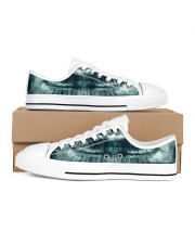 xray-teeth Men's Low Top White Shoes inside-right-outside-right