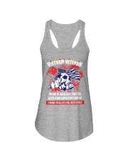 vietnam veteran forgive but never forget Ladies Flowy Tank tile