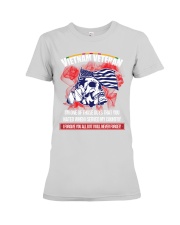 vietnam veteran forgive but never forget Premium Fit Ladies Tee tile